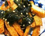 簡単♡わかめとかく天の炒め物♡お弁当にも作り方4写真
