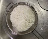 たこと菜の花の炊き込みごはん作り方1写真