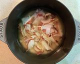 たこと菜の花の炊き込みごはん作り方5写真
