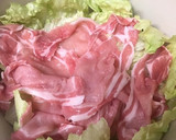 丸ごとレタスと豚ときのこの塩鍋作り方4写真