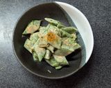 簡単副菜♡モロッコいんげんのマヨ胡麻和え作り方3写真