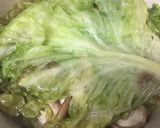 丸ごとレタスと豚ときのこの塩鍋作り方14写真