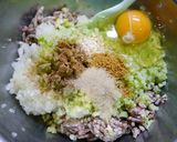 レンジで簡単！ブロッコリーハンバーグ作り方1写真