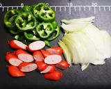 こどもの日にいかが？❤鉄板ナポリタン風作り方1写真