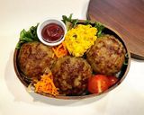 のっけ弁当(ハンバーグ)作り方1写真
