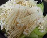 白菜と牡蠣の酸辣湯風作り方1写真