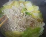 白菜と牡蠣の酸辣湯風作り方2写真