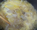 白菜と牡蠣の酸辣湯風作り方4写真