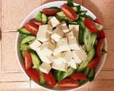 簡単！切って乗せてかけるだけ！豆腐サラダ作り方4写真