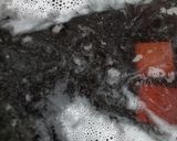 手間かけた玉ねぎとバターの赤ワインソース作り方2写真