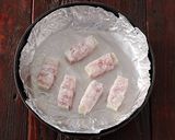 甘辛肉巻き餅作り方3写真