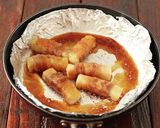 甘辛肉巻き餅作り方5写真