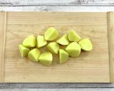 玉葱が甘〜い＊ベーコンとコーンのポテサラ作り方1写真