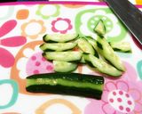ホタルイカとワカメの酢の物作り方1写真