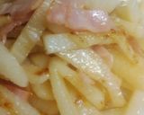 リカちゃん♡長芋ベーコンバター醤油炒め٭作り方12写真