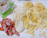☆キャベツ塩昆布ウインナーの和風パスタ☆作り方1写真