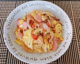 ☆キャベツ塩昆布ウインナーの和風パスタ☆作り方6写真
