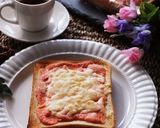 ♡チーズと明太子の冷凍作りおきトースト♡作り方4写真