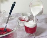 韓国カフェ風♡センタルギウユ(苺ミルク)作り方6写真