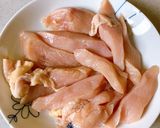 鶏胸肉とザーサイの中華サラダ作り方2写真