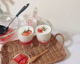 韓国カフェ風♡センタルギウユ(苺ミルク)作り方8写真