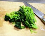 定番の小松菜のごま和え作り方3写真