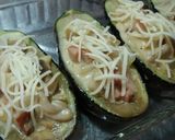 ナスとベーコンの味噌ソースグラタン作り方3写真