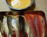 バッター液でふわふわ鯵フライ作り方1写真