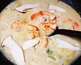 白菜とえびのチーズシチュー★ルー不要作り方8写真