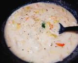 白菜とえびのチーズシチュー★ルー不要作り方9写真