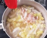 ワインに合う♪白菜のにんにくスープ作り方5写真