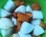 高野豆腐と根菜の煮物作り方3写真