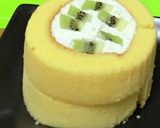 簡単LAWSONロールケーキinフルーツ作り方2写真