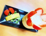 簡単LAWSONロールケーキinフルーツ作り方3写真