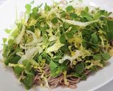 チキンカツ乗せおろしサラダそば作り方6写真