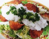 チキンカツ乗せおろしサラダそば作り方7写真