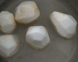 小芋のみそ煮☆作り方1写真