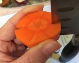 おせち、お食い初めに☆にんじんの飾り切り作り方3写真