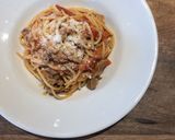ランチに！豚こまとトマトのパスタ作り方7写真