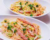 ♪焼豚と白菜のパスタ♪作り方6写真