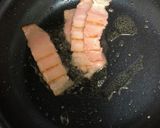 簡単◎ベーコンきのこのバジルオイルパスタ作り方1写真