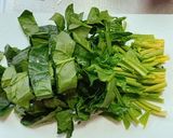 ほうれん草とじゃこのおかかポン酢和え作り方1写真