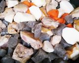 優しい味に♪里芋とこんにゃくの鶏肉煮込み作り方2写真