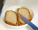 クリームコロッケでサンドイッチ作り方4写真