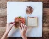 大満足！ソイフィレレタストマトサンド♡作り方4写真