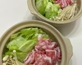 簡単美味しいレタスと豚肉のしゃぶしゃぶ鍋作り方2写真