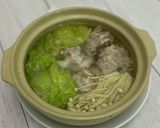 簡単美味しいレタスと豚肉のしゃぶしゃぶ鍋作り方3写真
