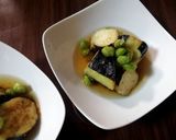 気軽に★揚げ出しお茄子★豆腐・肉詰めも作り方9写真