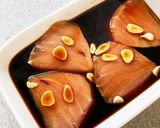 かじきとしめじのおろしステーキ作り方1写真