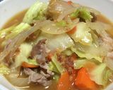 野菜たっぷり味噌ラーメン（アレンジ）作り方4写真